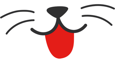 Tapis vinyle pour enfants motif bouche et nez de chat - TenStickers