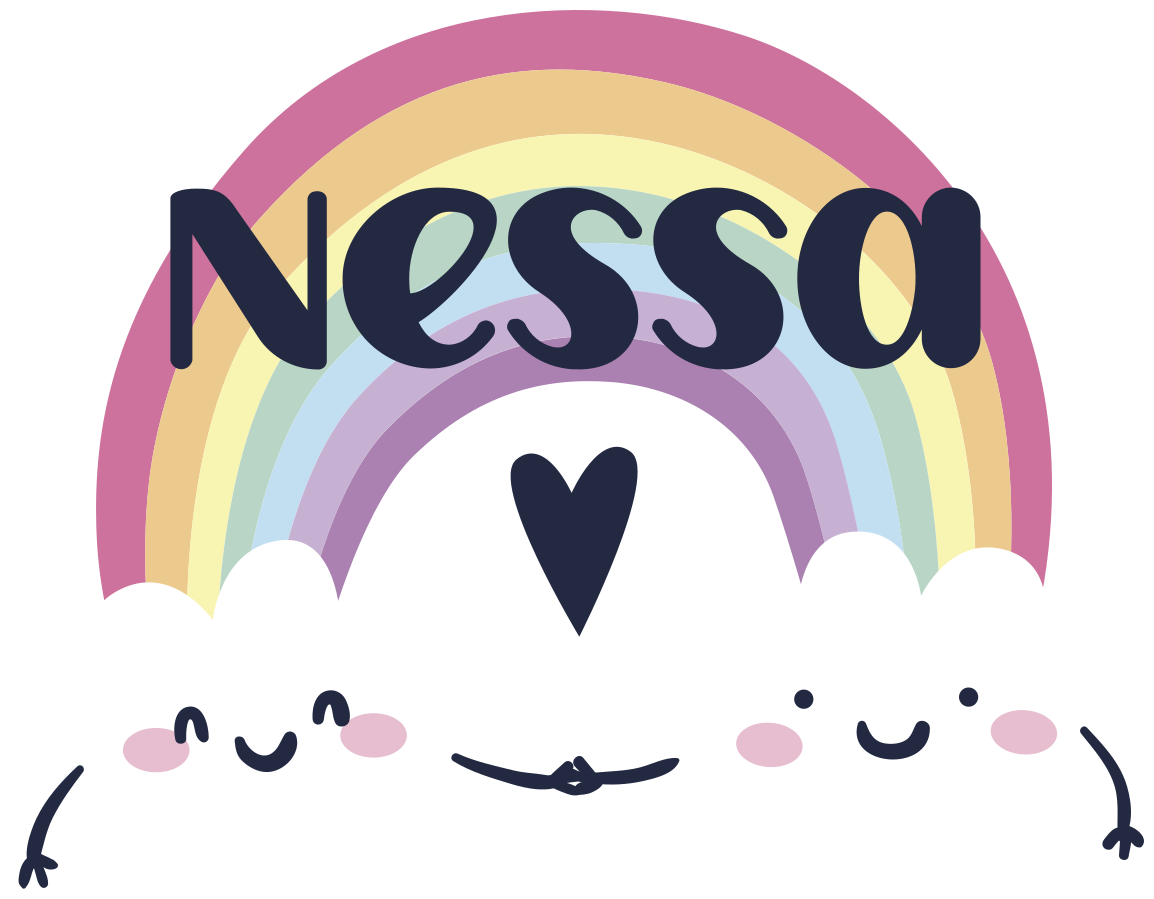 Tapis vinyle pour enfants arc-en-ciel personnalisé - TenStickers