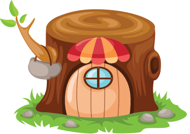 Tapis vinyle pour enfants maison de coffre - TenStickers