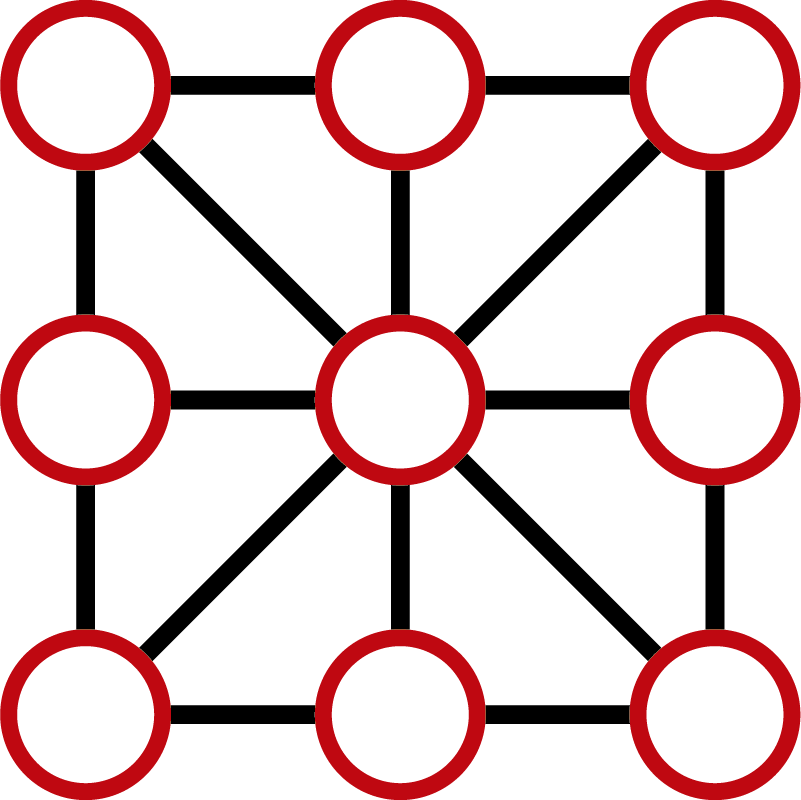 Tapis vinyle jeux trois en ligne - TenStickers