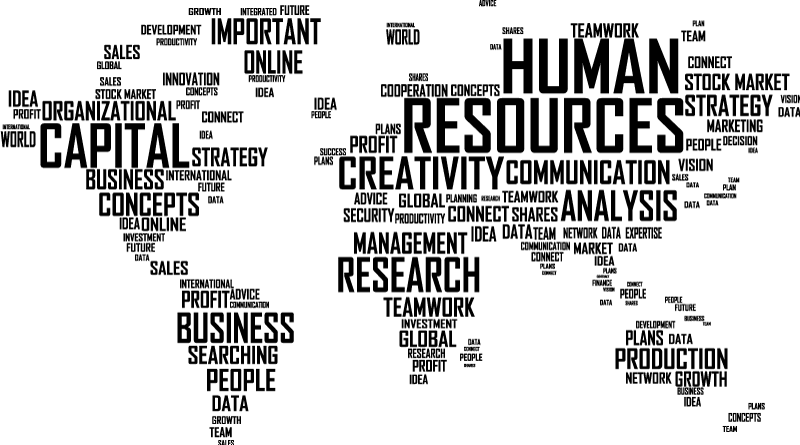 Tapis vinyle carte du monde pour entreprises - TenStickers