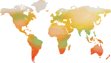 Tapis vinyle carte du monde en couleurs vives - TenStickers