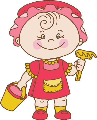 Tapis vinyle pour enfants jeu de sable bébé - TenStickers