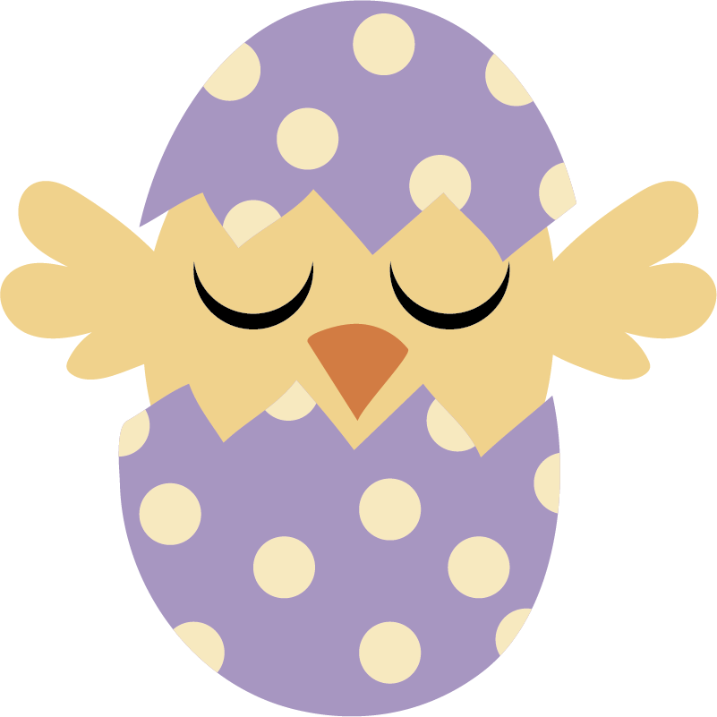 Tapis vinyle pour enfants oiseau de pâques - TenStickers