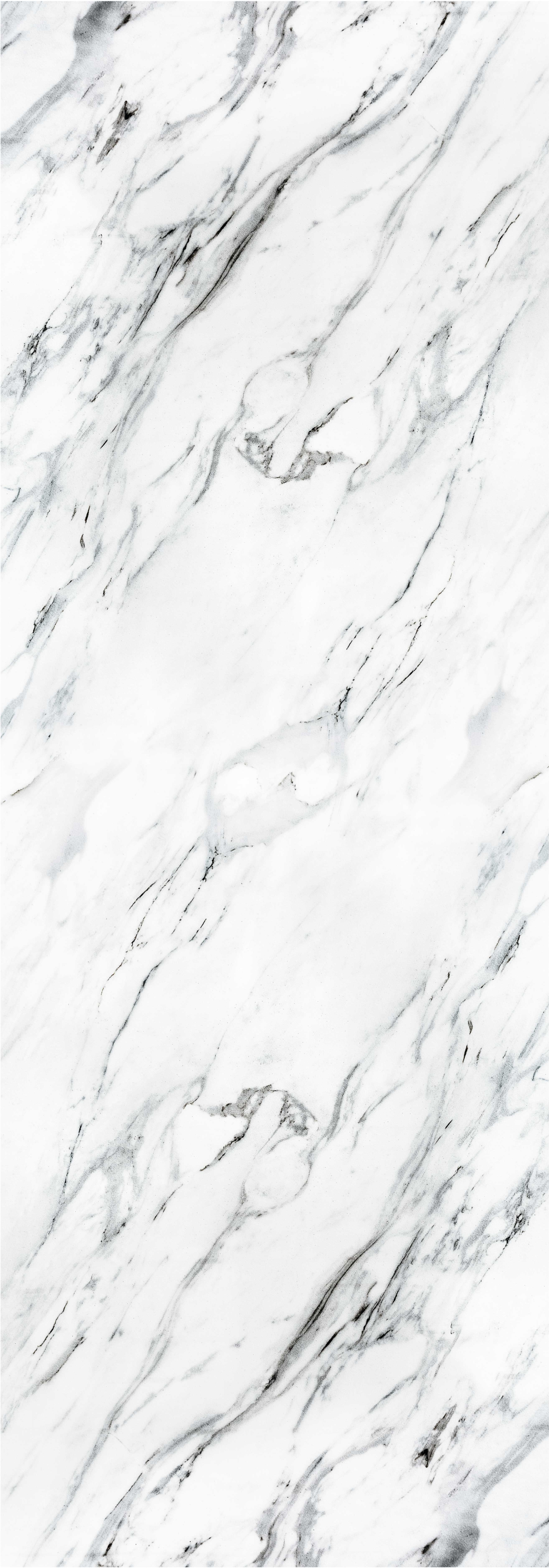 Tapis vinyle cuisine marbre blanc - TenStickers