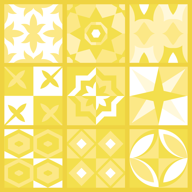 Tapis vinyle cuisine pantone illuminant - TenStickers