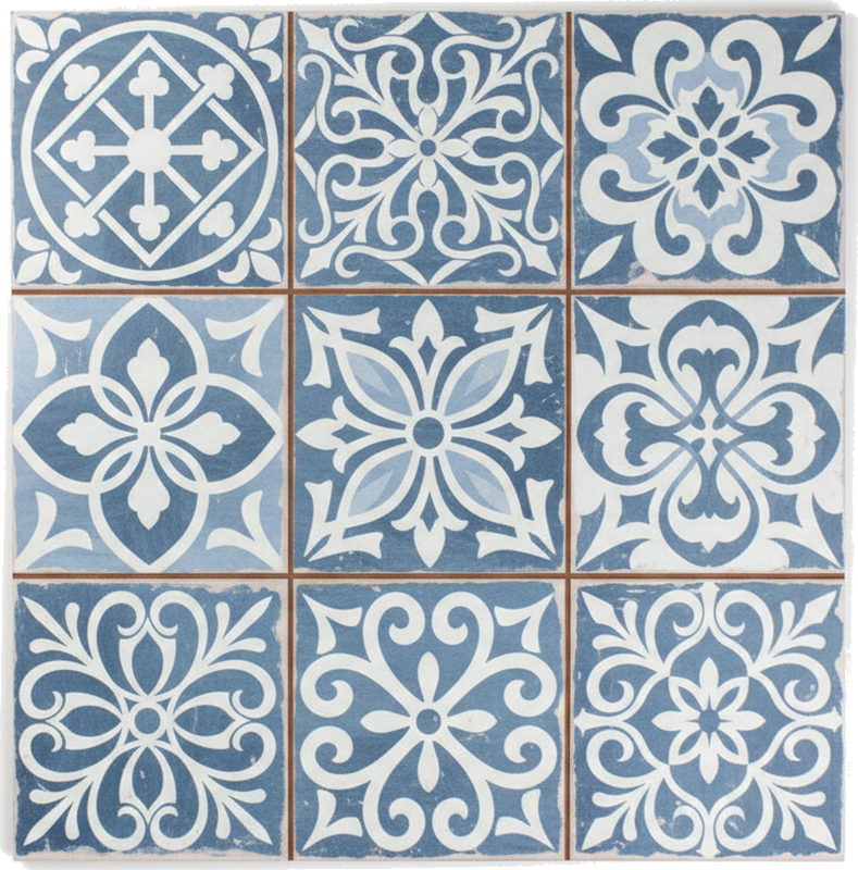 Tapis vinyle cuisine motifs carreaux marocains - TenStickers