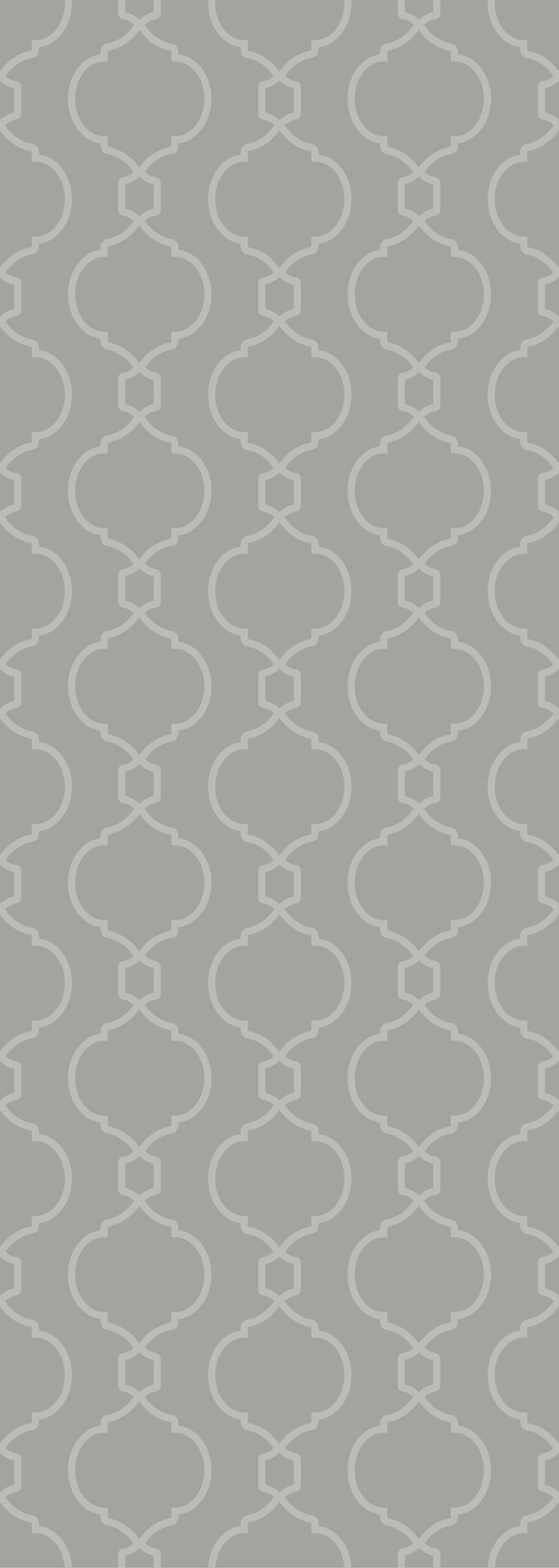Tapis vinyle chambre motif géométrique gris hamptons - TenStickers