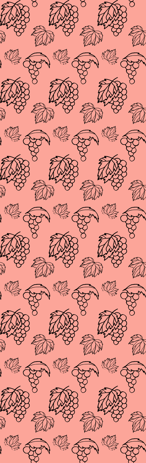 Tapis vinyle chambre design raisins roses africains - TenStickers