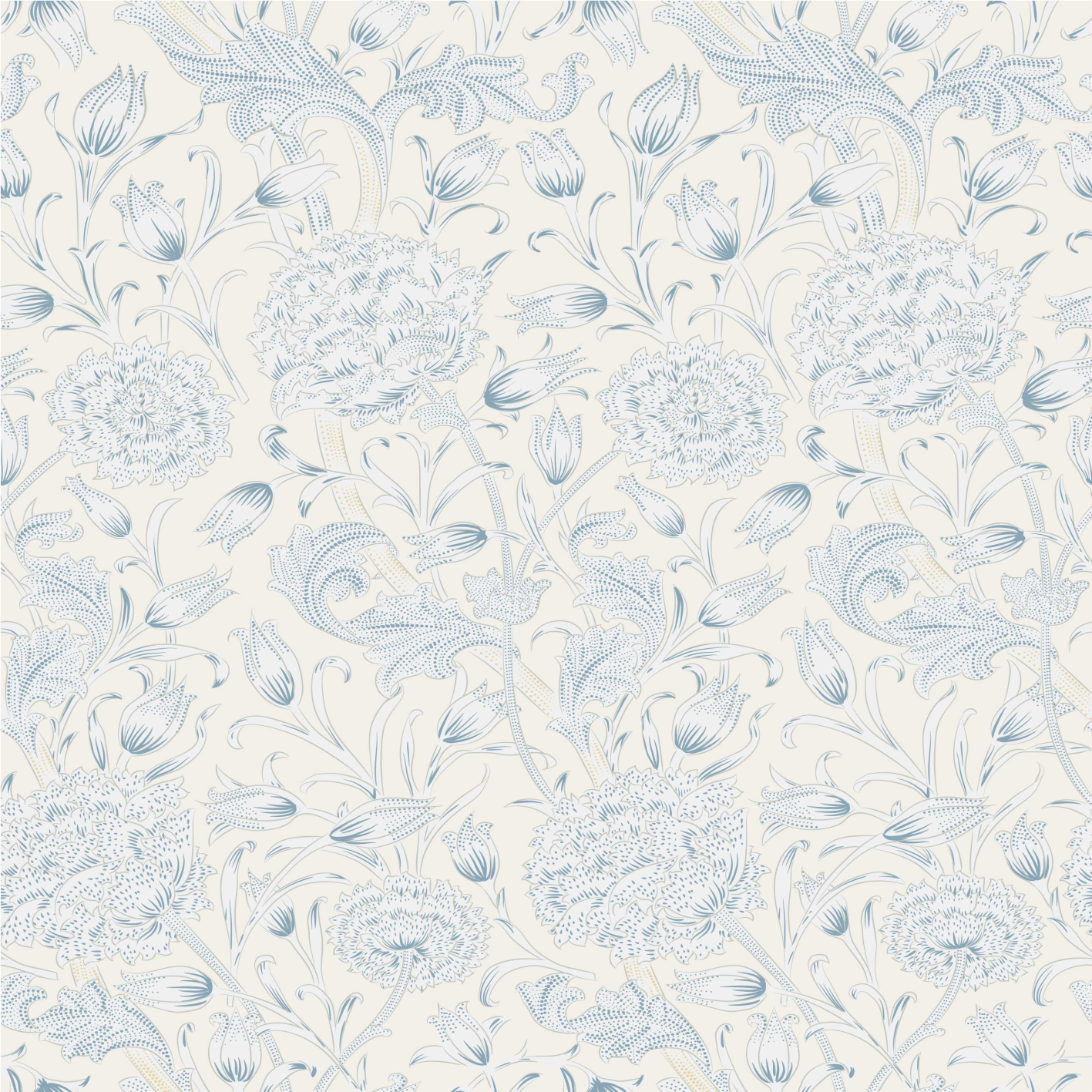 Tapis vinyle chambre motif floral pour armoire - TenStickers