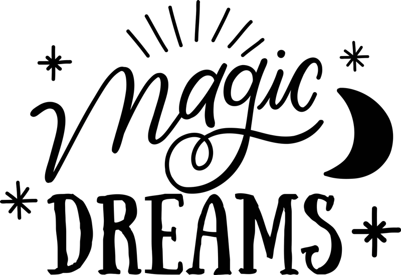 Tapis vinyle chambre rêves magiques - TenStickers