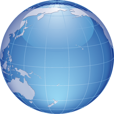 Tapis vinyle chambre océan pacifique bleu - TenStickers