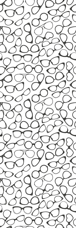 Tapis vinyle bureau motif lunettes de soleil tendance - TenStickers