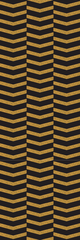 Tapis vinyle bureau lignes dorées marbrées - TenStickers