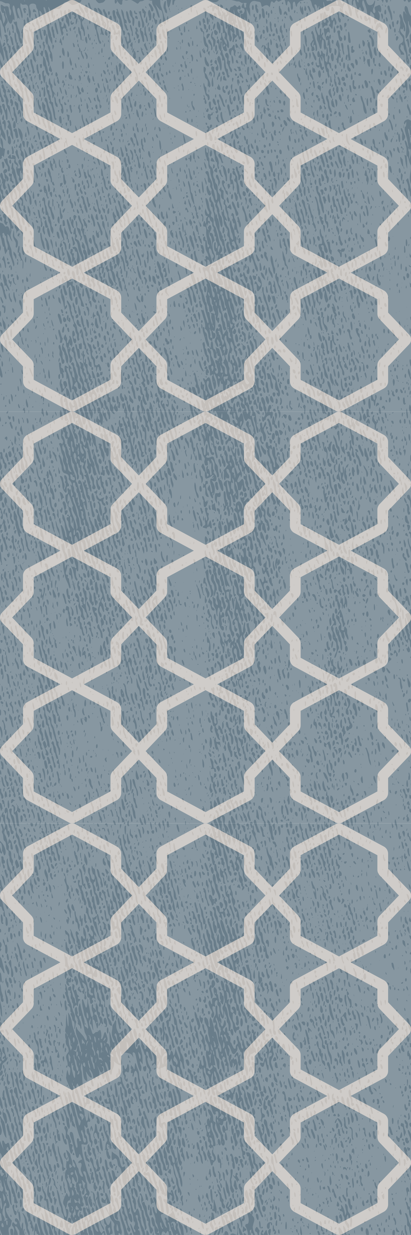 Tapis vinyle chambre motif hamptons gris - TenStickers