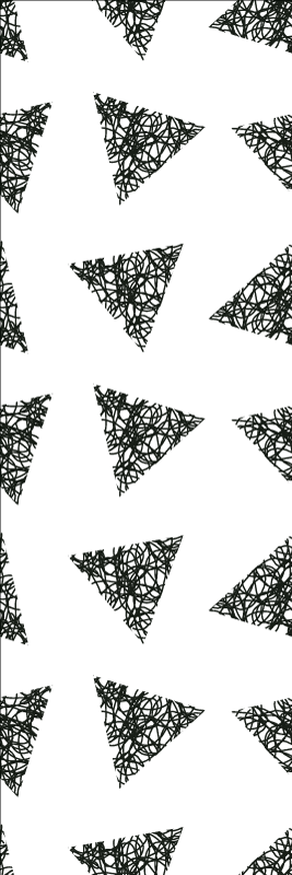 Tapis vinyle chambre motif pièces pourries uniques - TenStickers