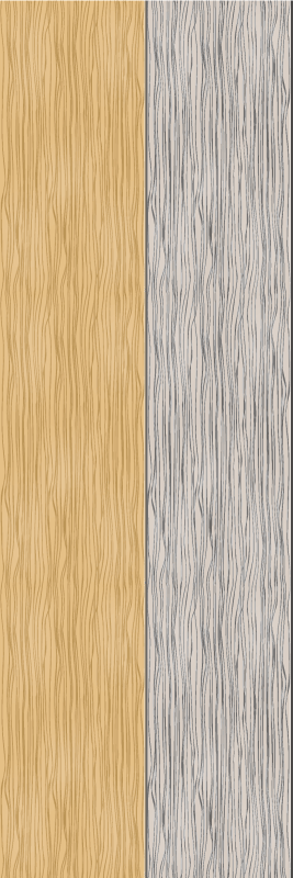 Tapis vinyle chambre gris bois - TenStickers
