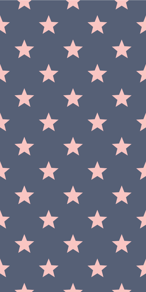 Tapis vinyle chambre étoiles roses et grises - TenStickers