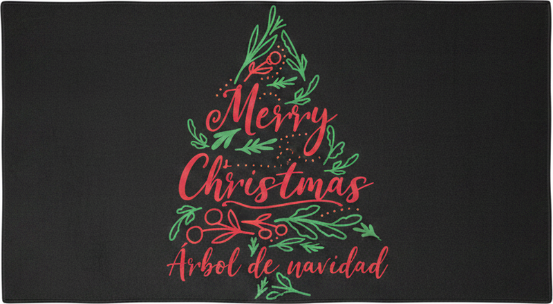 Tapis vinyle chambre sapin de noël joyeux noël - TenStickers
