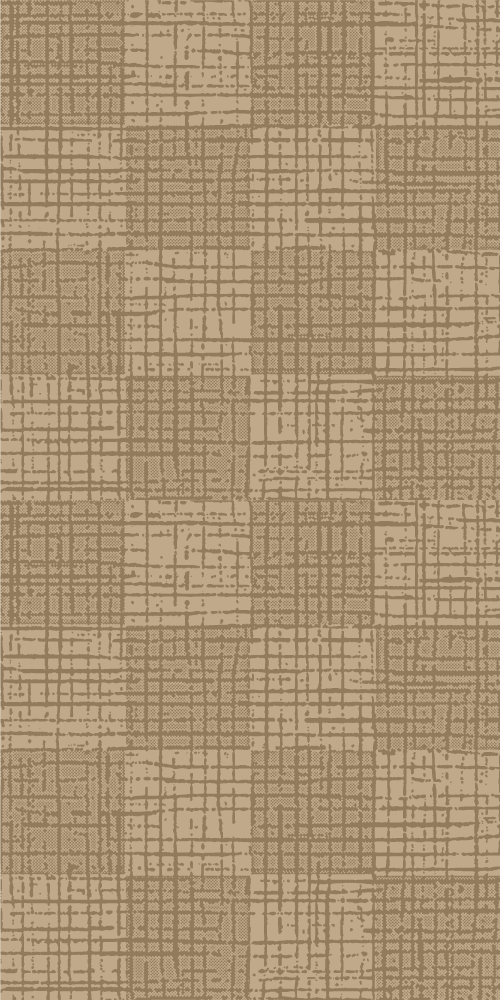 Tapis vinyle nordique motif carré caramel - TenStickers