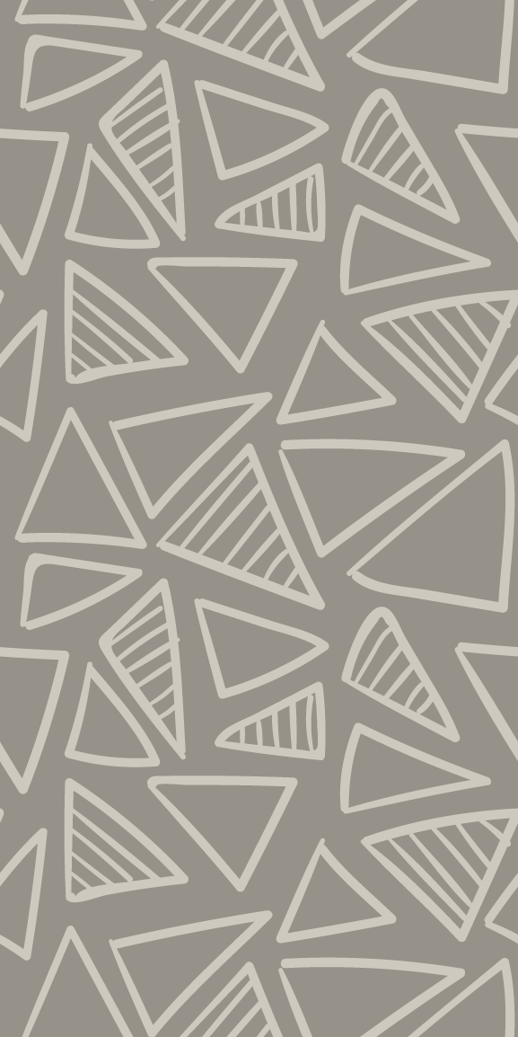 Tapis vinyle nordique motif rayé triangle gris - TenStickers