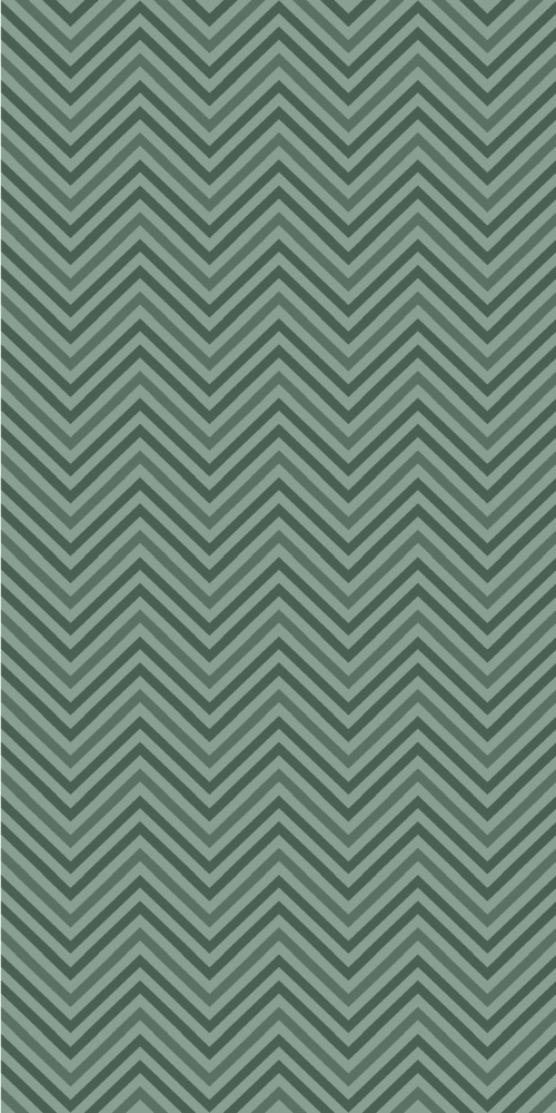 Tapis vinyle nordique motif chevrons verts - TenStickers