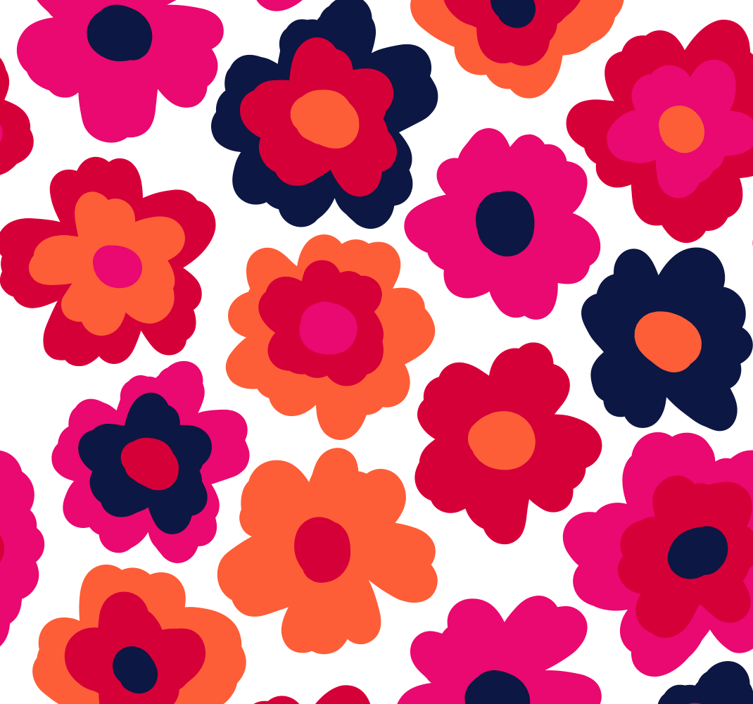 Tapis vinyle nature coquelicot rouge - TenStickers