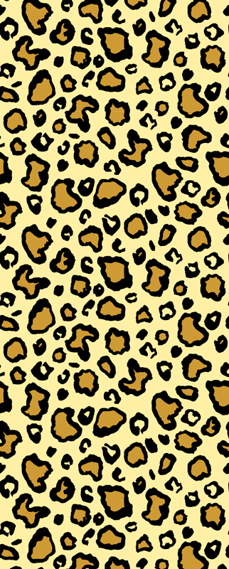 Tapis vinyle animal motif léopard classique - TenStickers