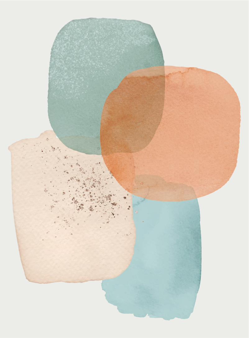 Tapis vinyle design moderne couleurs terre minimaliste - TenStickers