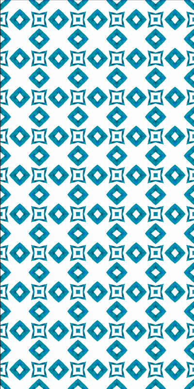 Tapis vinyle texture design géométrique bleu diamant - TenStickers