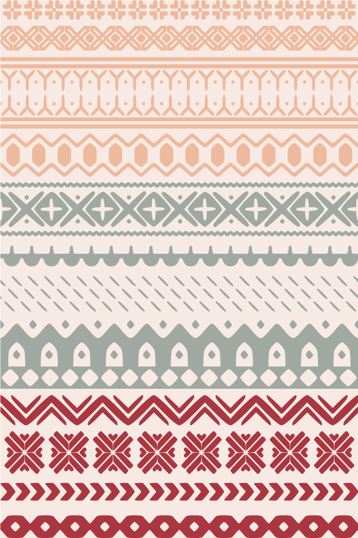 Tapis vinyle texture motif viking vintage - TenStickers