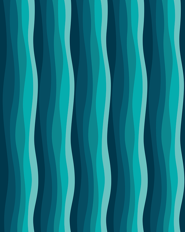 Tapis vinyle texture motif des vagues - TenStickers