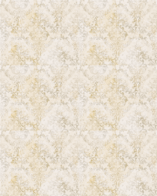 Tapis vinyle vintage motif damassé vintage - TenStickers