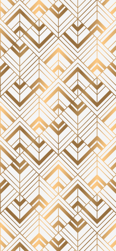 Tapis vinyle vintage motif décoratif en losanges - TenStickers
