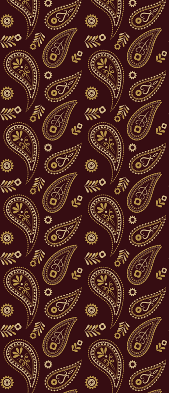 Tapis vinyle vintage motif indien classique - TenStickers