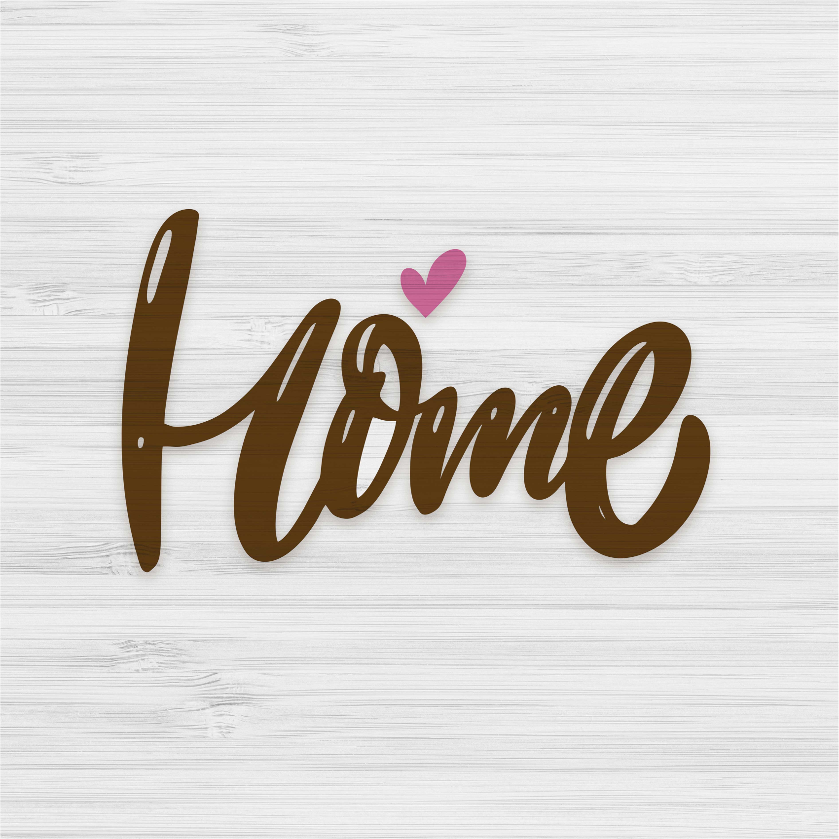 Tapis vinyle citation maison vintage blanche sur planche - TenStickers