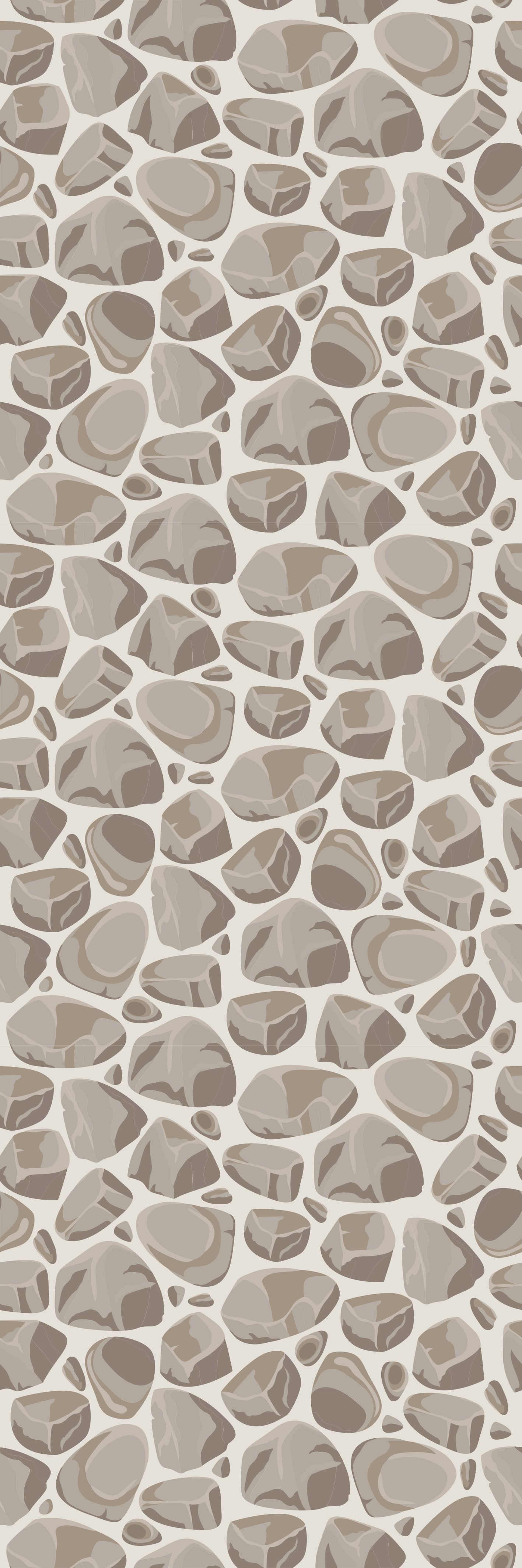 Tapis vinyle texture effet pierres rustiques japandi - TenStickers