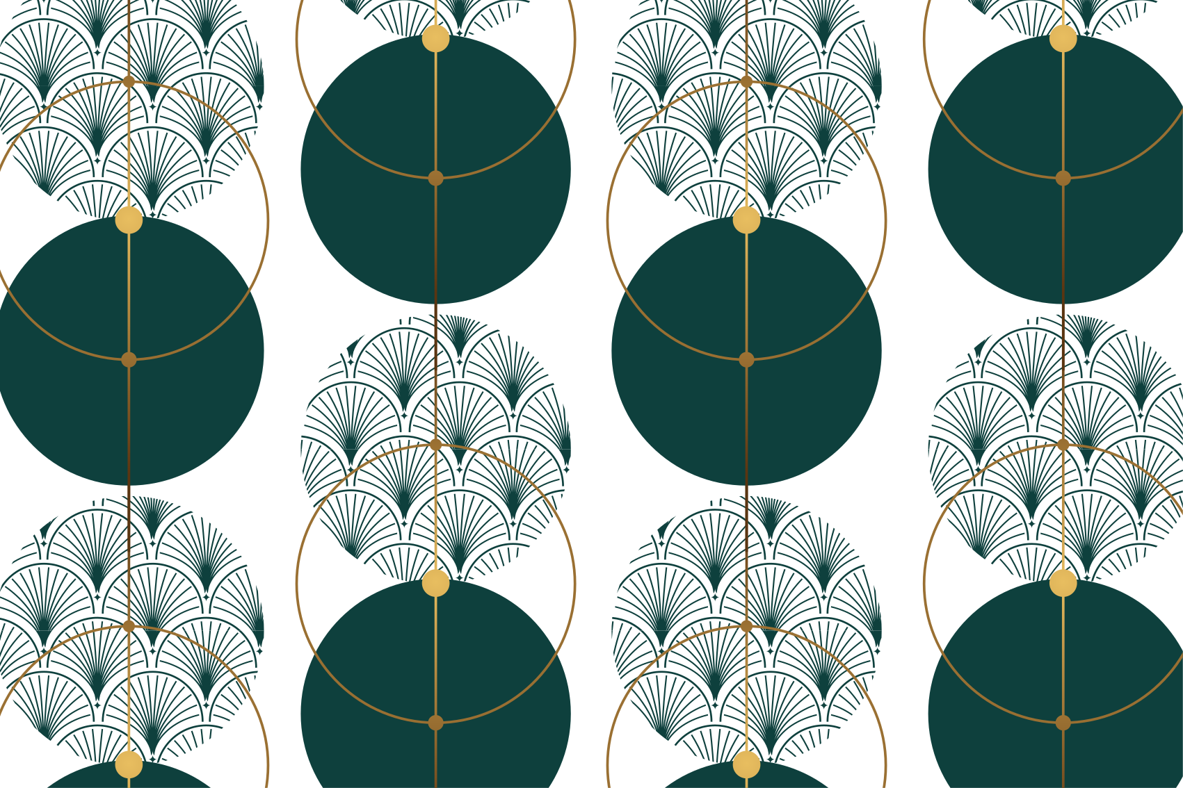 Tapis vinyle géométrique art géométrique glamour - TenStickers