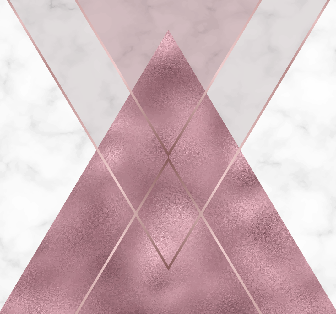 Tapis vinyle couloir marbre rose et gris - TenStickers