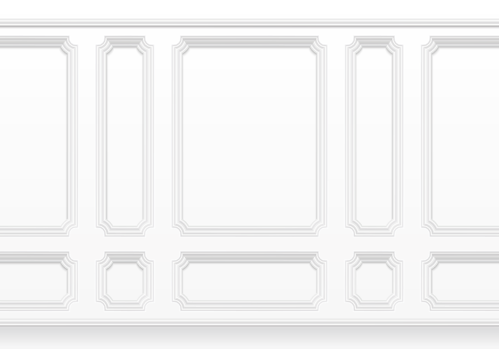 Tapis vinyle blanc à motifs classiques - TenStickers