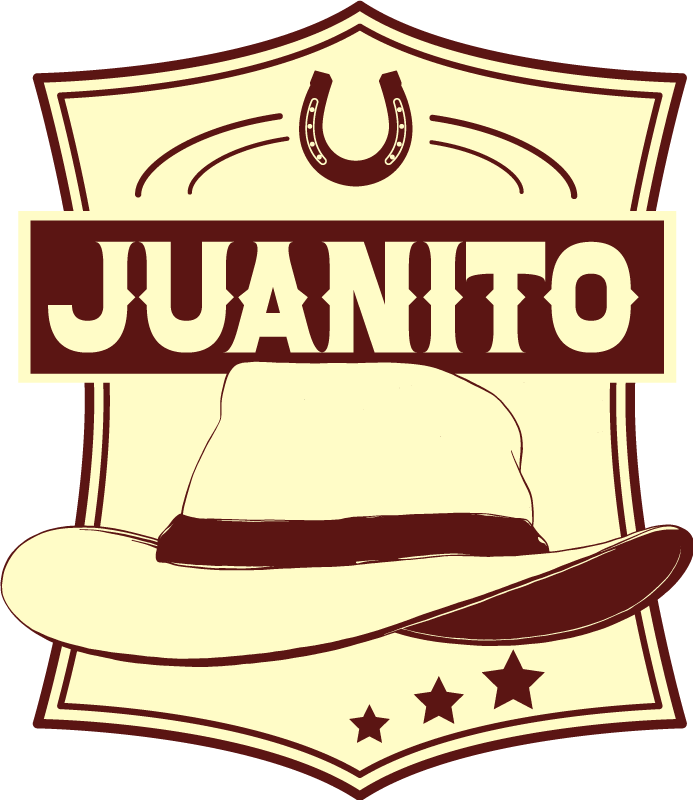 Tapis vinyle marron chapeau de cowboy nevera - TenStickers