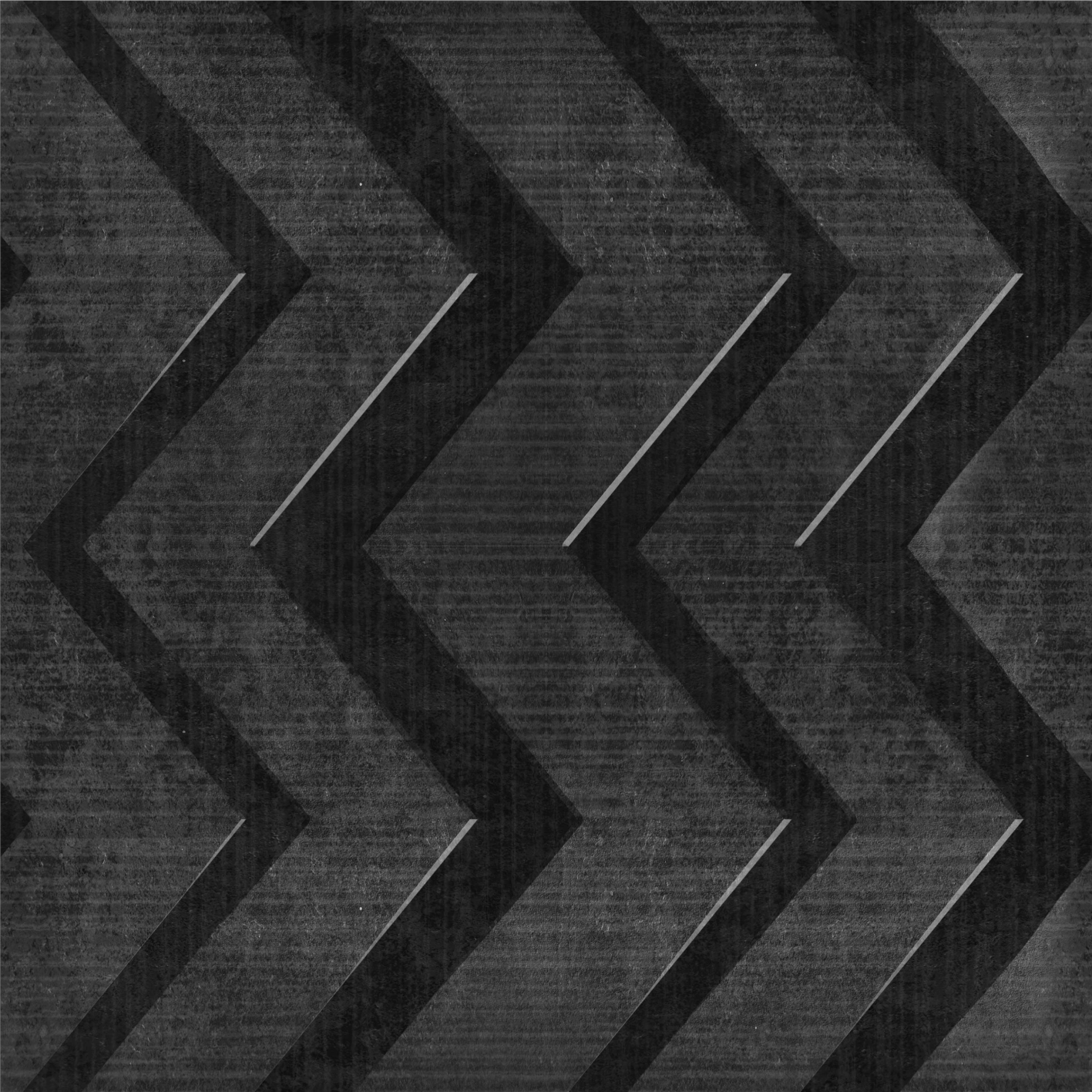 Tapis vinyle noir rayures acier noir - TenStickers
