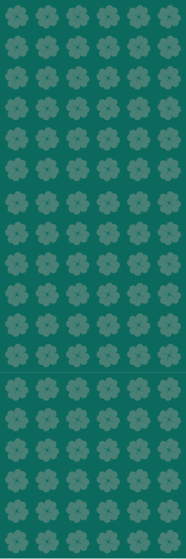 Tapis vinyle vert motif jour de la saint-patrick - TenStickers