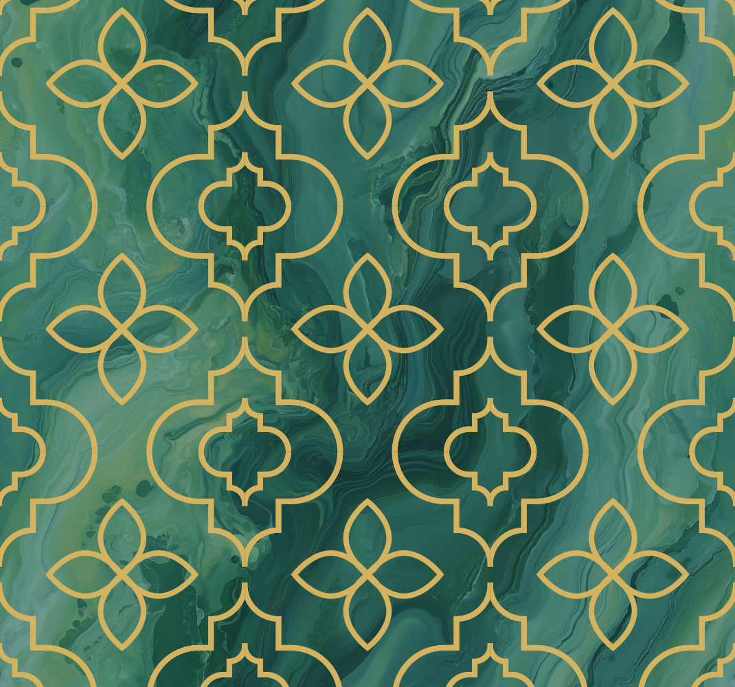 Tapis vinyle vert turquoise - TenStickers