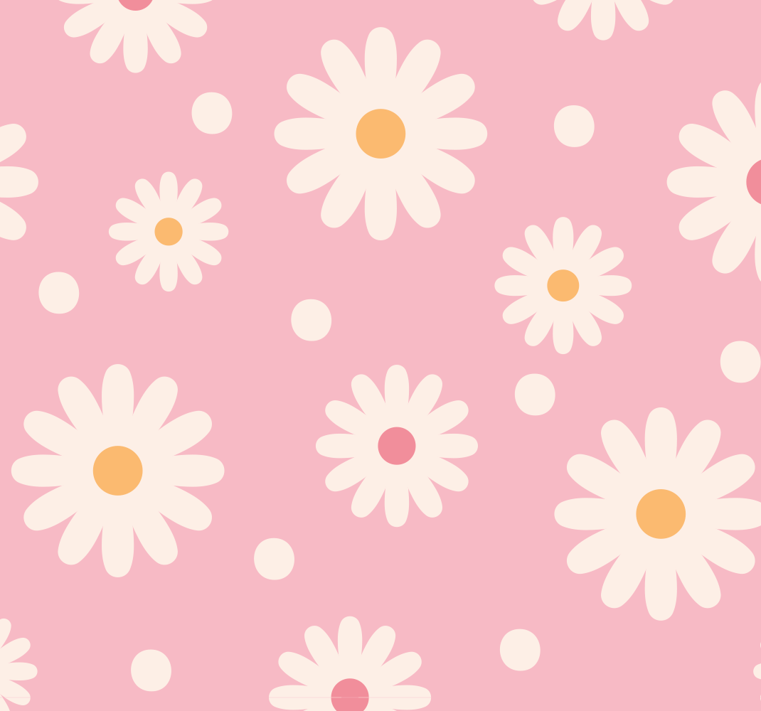 Tapis vinyle extérieur papier peint vintage fleurs roses - TenStickers