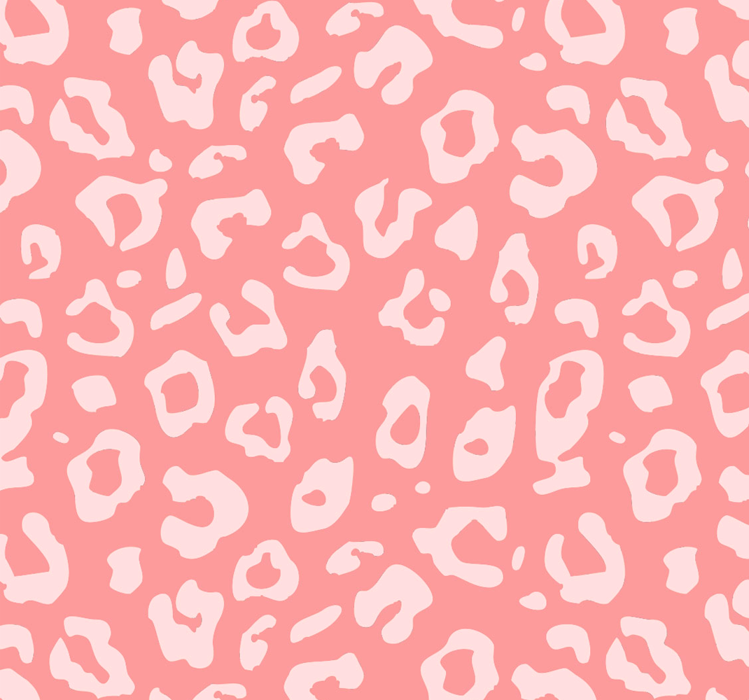 Tapis vinyle rose texture léopard - TenStickers