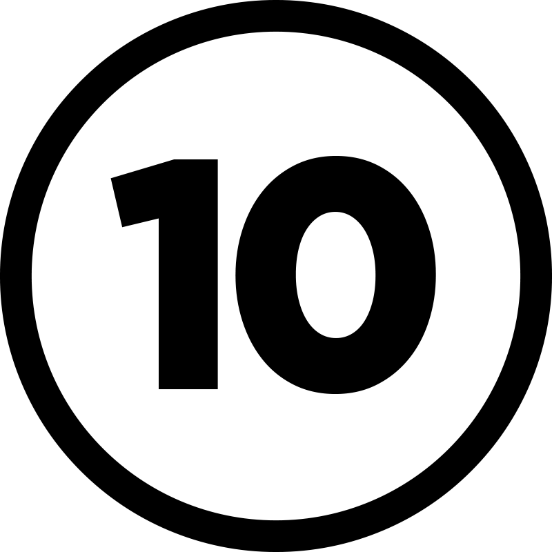 Tapis vinyle rond chambre nombre personnalisable - TenStickers