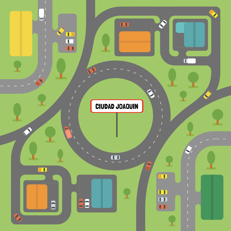 Tapis vinyles personnalisable paysage urbain personnalisé - TenStickers