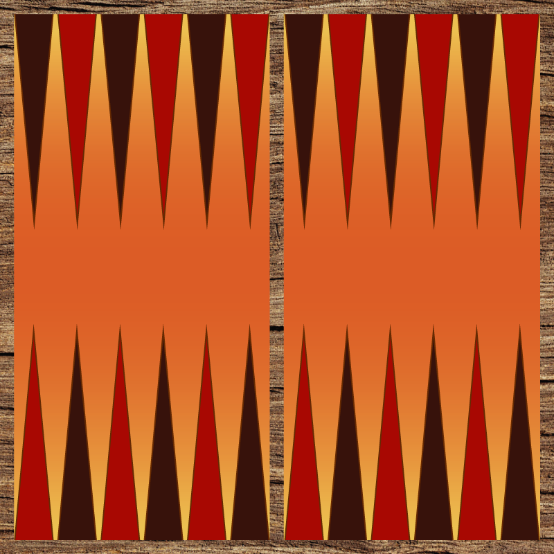 Tapis vinyle de jeu de plateau de backgammon incroyable - TenStickers