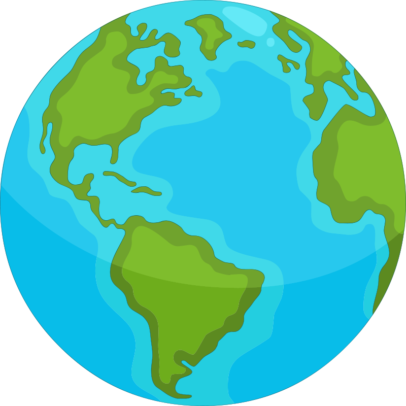 Tapis vinyle carte du monde éducative - TenStickers